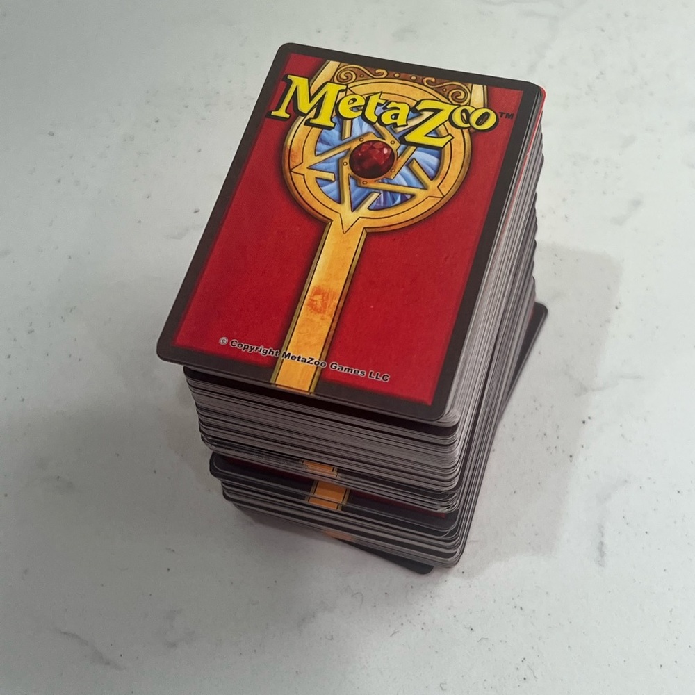 MetaZoo Trading Card Deck - Red Back Magic Key Design First Edition